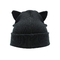 De de Stoffenstijl van de de winterpolyester breit Cat Ear Hat Cute Beanie-Hoed van Hoeden de Warme Slouchy