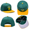 5 Panel Baseball Cap met versterkte naden en gebogen visor