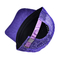 Aanpassing 5 Panel Trucker Cap Visor Curved Oogjes Purple Mesh Hoed Kleur Logo Aanpassen
