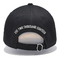 100% katoen Baseball cap met klant logo, 3D borduurwerk maatkap