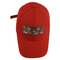 Rode hoeden van de goede kwaliteits de rode 6 paneel gebogen GLB sublimatie