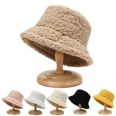 Unisex-Harajuku-de Graffiti Stevige Visser Hat Autumn Winter Lamb Wool 60cm van de Emmerhoed