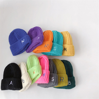 100pcs/Carton de winter breit Beanie Hats met Borduurwerk/Leeg Patroon