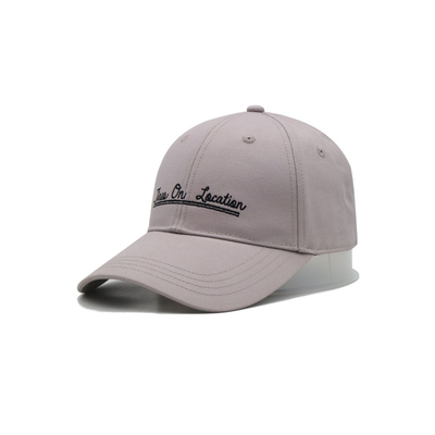 BSCI 6 Panelen gebogen rand katoenen gorras Baseball cap Plain borduren logo gestructureerde papa hoed