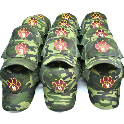 Groene gaas trucker hoed Custom 6 Panel Gorra Trucker Cap met borduurwerk logo