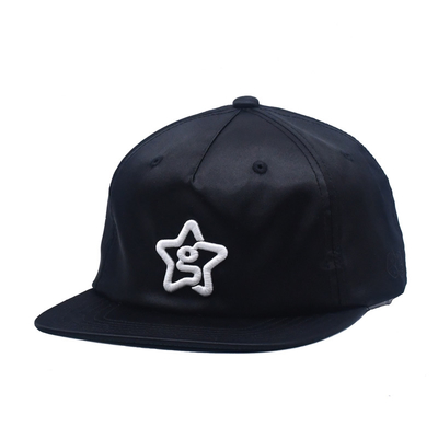 Hoge duurzaamheid Onstructuur Snapback Caps met gestructureerde kroon