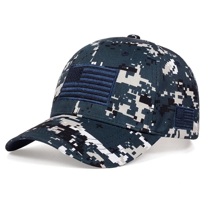 Custom Outdoor Camouflage Baseball Sports Hoed Groothandel 6 Panel Tactische Baseball Hoed
