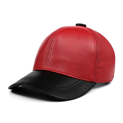 Geconstrueerd voorpaneel 6 Panel Baseball Cap met katoenen sweatband en 6 Eyelets
