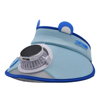 Groothandel Koreaanse Schattige Kleine Beer Kinderen Zonneventilator Hoed Custom Outdoor Jongens Meisjes Zonnebescherming Cartoon Brede Rand Zonnevizier Hoed Cap