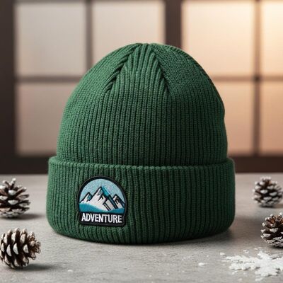 Persoonlijke borduurwerk gebreide bonnet met omtrek van volwassenen en acrylmateriaal voor de winterwarmte