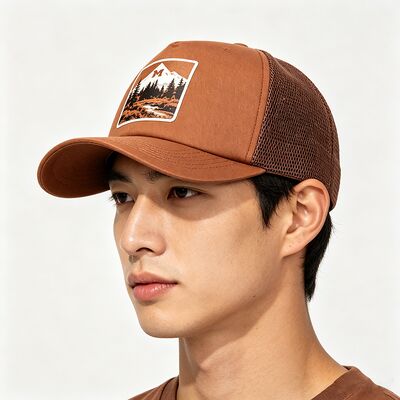 Cotton Sweatband trucker cap met 6 of aangepaste oogleden duurzame mesh panelen verstelbare snapback sluiting perfect voor buiten activiteiten