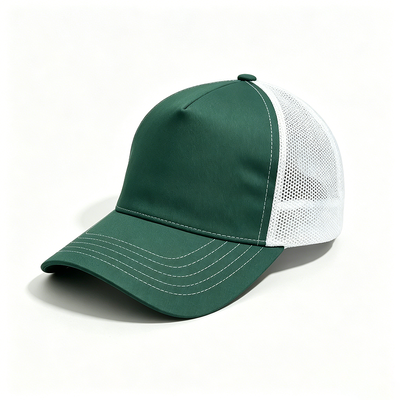 Oem aangeboden 5 panelen Trucker Cap Duurzaam 5 panelen Design Mesh Back Trucker Hoed Ideaal voor casual wear en zakelijke evenementen