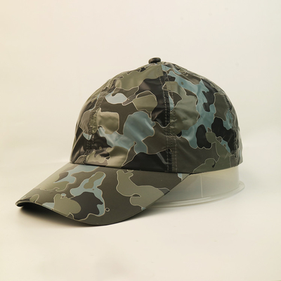 Mannelijke 6 Panelen Baseball Cap Cotton Verstelbare laag profiel camouflage Onconstrueerde papa hoed