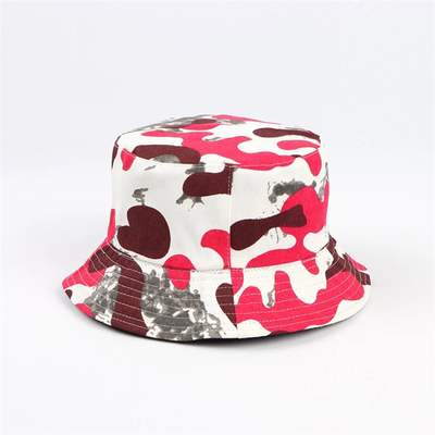Retro van de de Hoedenvisser van het Camouflagebassin Tweezijdige Vouwbare Slijtage van Bucket GLB