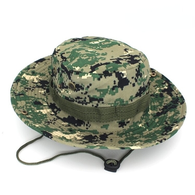 Het militaire de Jacht van Camouflagemesh boonie bucket cap for Wandeling Beklimmen