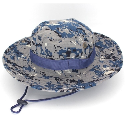 Het militaire de Jacht van Camouflagemesh boonie bucket cap for Wandeling Beklimmen