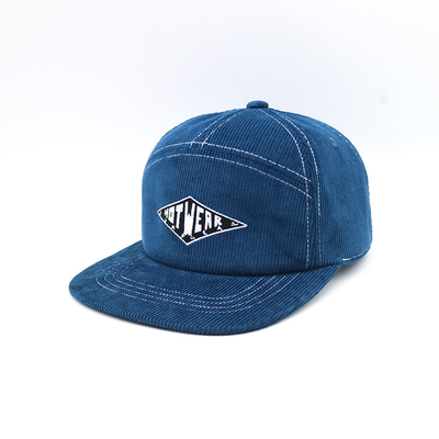 7 Comité Vlakke van het de Hoeden100% Corduroy Denim van Randsnapback Magische de Bandkappen