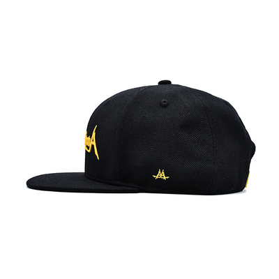 Aangepaste platte rand Snapback hoeden Borduurwerk Flat Bill Baseballcap