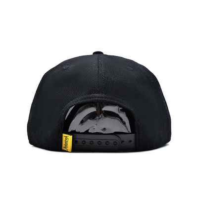 Aangepaste platte rand Snapback hoeden Borduurwerk Flat Bill Baseballcap