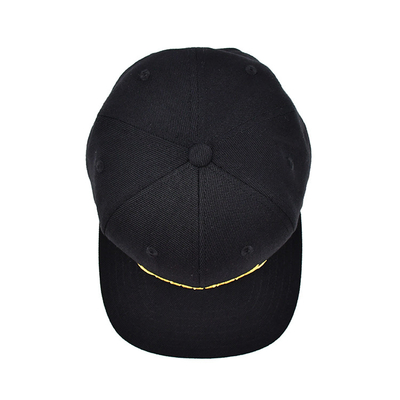 Aangepaste platte rand Snapback hoeden Borduurwerk Flat Bill Baseballcap