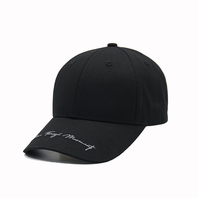 Pas platte geborduurde baseballcaps Fasion Outdoor Unisex 6 panelen aan