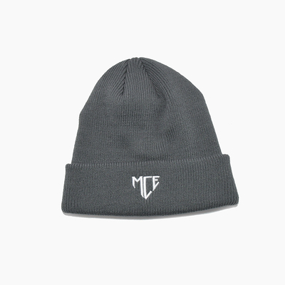 De unisex- Gepersonaliseerde Kleur van Gray Acrylic Polyester Knit Beanie Hoeden