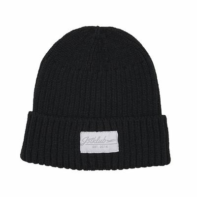 Brei de Acrylslouchy Beanie Streetwear Private Woven Label Visser Skull Hats Winter van Cuffed