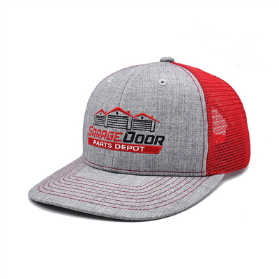 Douane 6 Comité Vrachtwagenchauffeur GLB Geborduurd Logo Polyester Mesh Hat