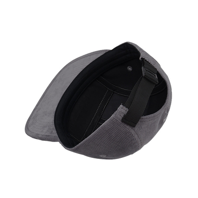 Cotton corduroy ongestructureerd 5 panel camper cap voor buiten hardlopen