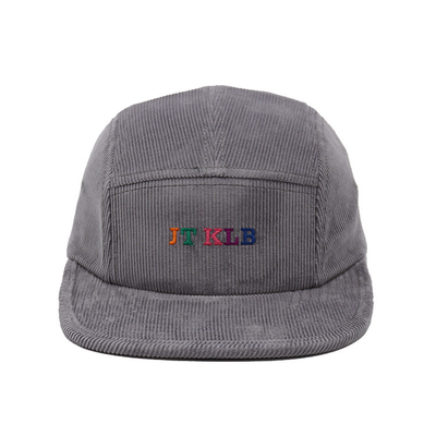 Cotton corduroy ongestructureerd 5 panel camper cap voor buiten hardlopen
