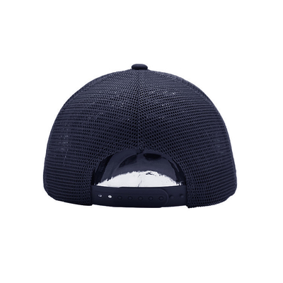 Snapback-pet met gebogen klep en katoenen zweetband