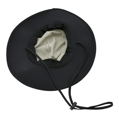 Sneldrogende van het de Randkoord van Polyester Waterdichte Safari Beach Cap Fisherman Wide de Emmerhoed