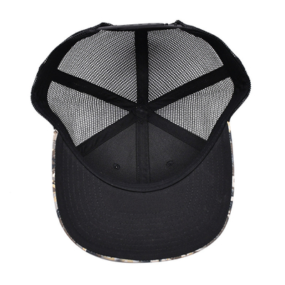 BSCI 6 Panel Papa Hoed Camo Sport Gorras Outdoor Classic Mens Trucker Cap