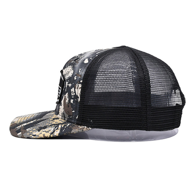 BSCI 6 Panel Papa Hoed Camo Sport Gorras Outdoor Classic Mens Trucker Cap