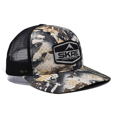 BSCI 6 Panel Papa Hoed Camo Sport Gorras Outdoor Classic Mens Trucker Cap