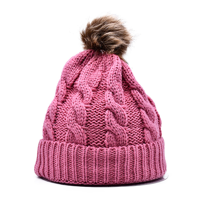 58cm omtrek gebreide bonnetjes hoeden jacquard stijlvolle winterhoeden voor dames