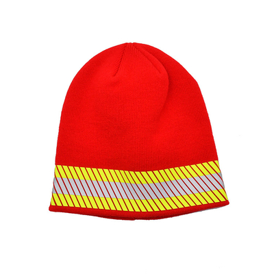 Hoge kwaliteit maat logo Acrylische Skully Beanie Winter Unisex Visser gebreide hoeden Warm geribde manchet Gebreide Bea