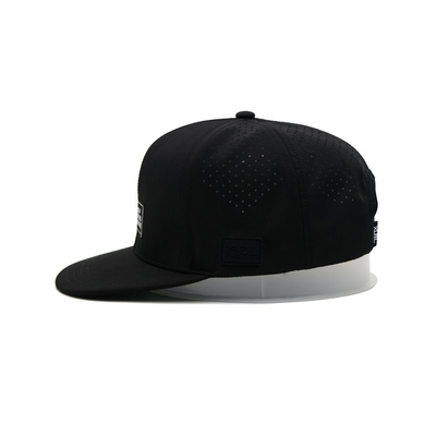 Groothandel Custom Men Low MOQ High Quality Woven /Leather Patch Logo 6 Panel Plain Cotton Flat Brim Snapback Gorras