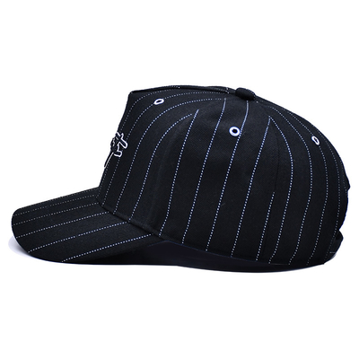 Versterkte naden 5 panel Baseball Cap Uit de menigte met aanpasbaar