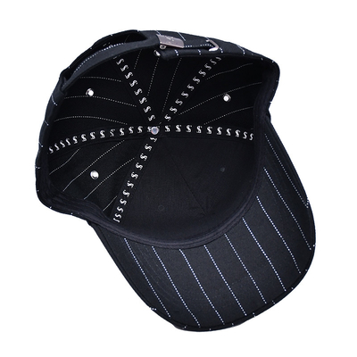 Versterkte naden 5 panel Baseball Cap Uit de menigte met aanpasbaar