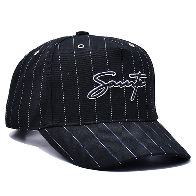 Versterkte naden 5 panel Baseball Cap Uit de menigte met aanpasbaar