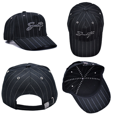 Versterkte naden 5 panel Baseball Cap Uit de menigte met aanpasbaar