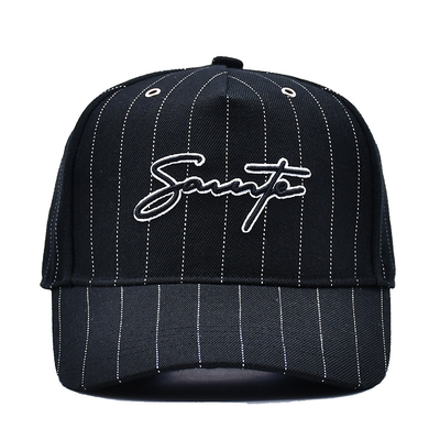 Versterkte naden 5 panel Baseball Cap Uit de menigte met aanpasbaar