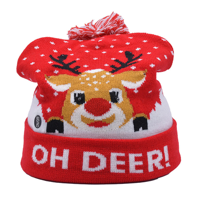 Unisex winterhoeden met borduurpatroon voor het koude seizoen