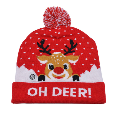 Unisex winterhoeden met borduurpatroon voor het koude seizoen