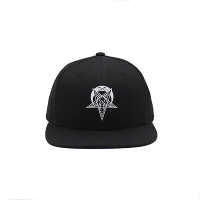 Klassieke stijl Groothandel Hoge kwaliteit Custom Embroidery Logo 6 Panel Hip Hop Flat Brim Snapback cap