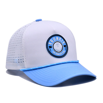 Structured Crown geborduurde honkbalpetten 26,77 inch gebogen visor