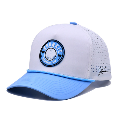 Structured Crown geborduurde honkbalpetten 26,77 inch gebogen visor