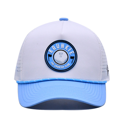 Structured Crown geborduurde honkbalpetten 26,77 inch gebogen visor