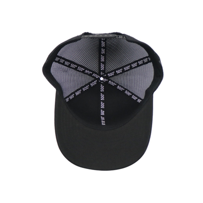 Borduurwerk Trucker Mesh Cap 6 Panel Modieus Pre gebogen rand
